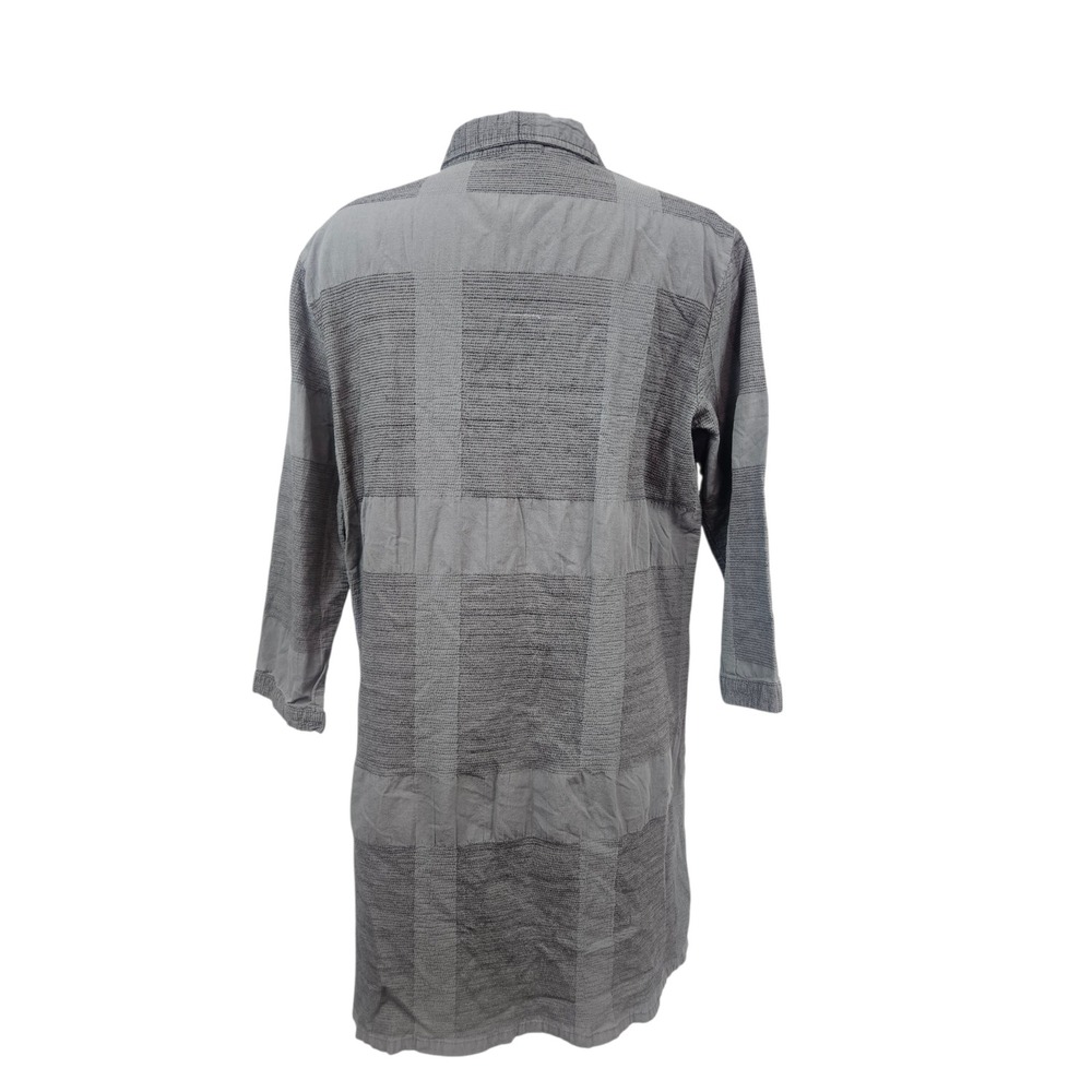 Minibee Boutique Grey Patchwork Cotton Shirt Dres… - image 5